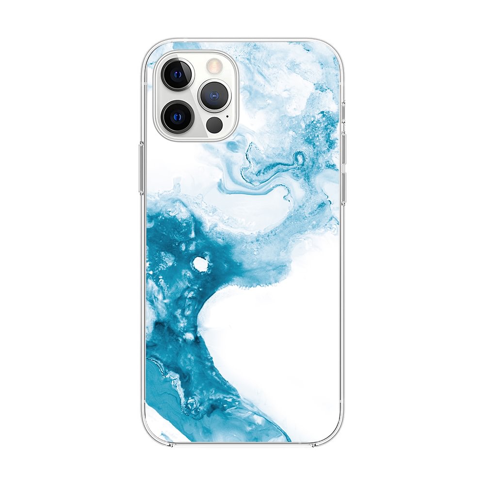 Lake Blue and White iPhone Case-BlingPainting-Customized Products Make Great Gifts