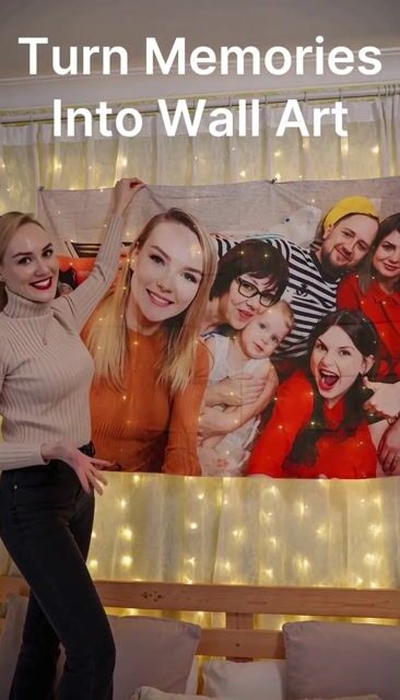Custom Photo Tapestry