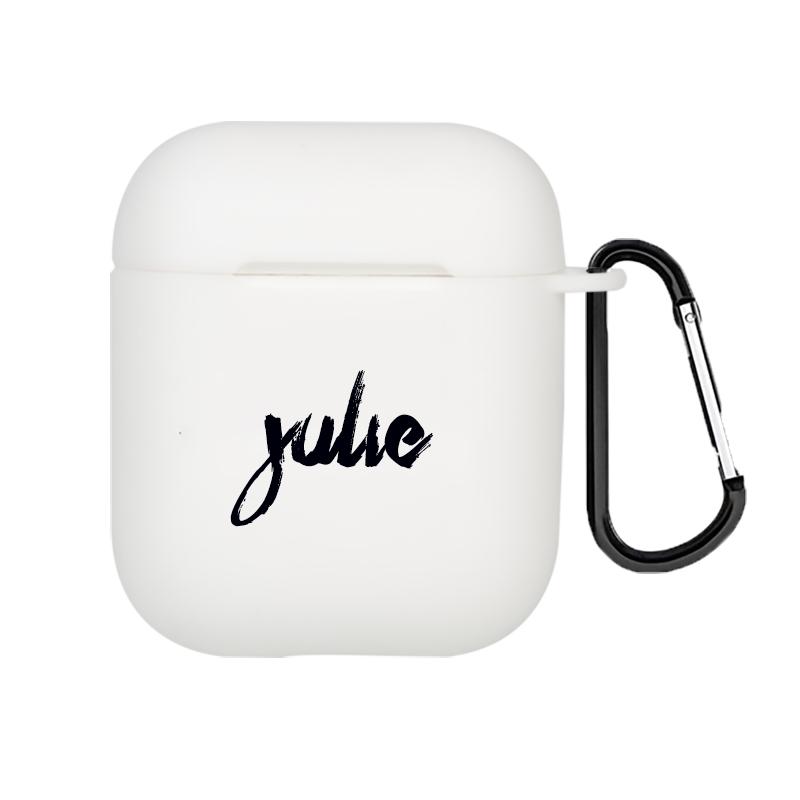 Custom Name AirPods 1&2 Case With Keychain -The Most Creative Gift-BlingPainting-Customized Products Make Great Gifts