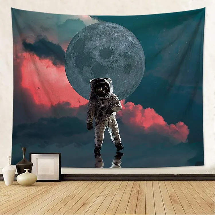 Space Tapestry Wall Hanging Galaxy Astronaut Tapestry