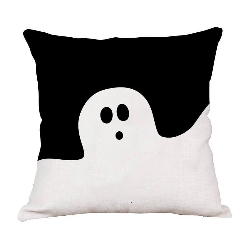 Halloween Decor Linen Ghost Throw Pillow J-BlingPainting-Customized Products Make Great Gifts