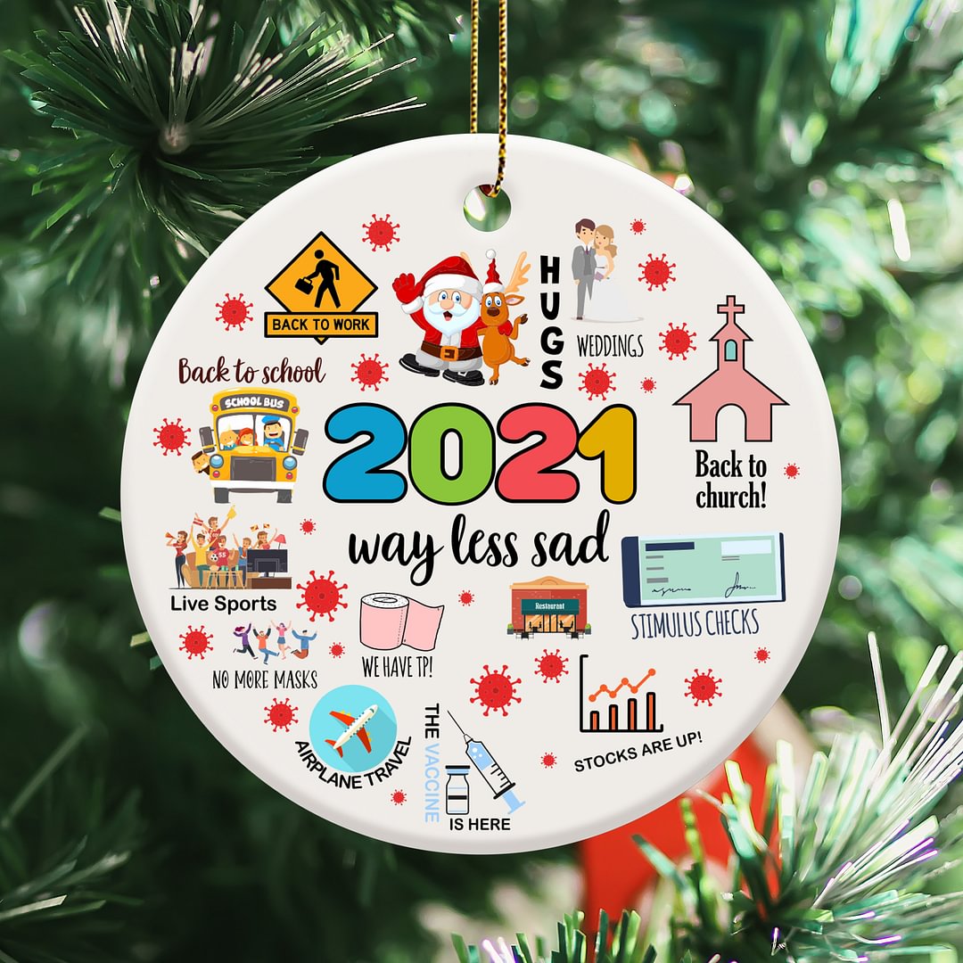 2021 A Year To Remember Christmas Ornament - Best Gift-BlingPainting-Customized Products Make Great Gifts