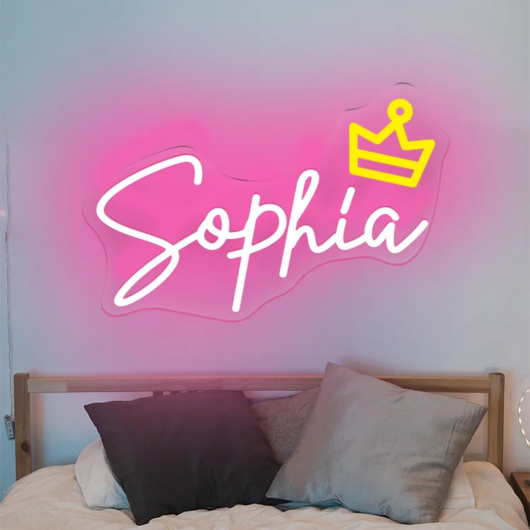 Custom LED Neon Sign - Personalized Name Light Decor for Wedding, Bar, Salon, Bedroom & Home Wall Art