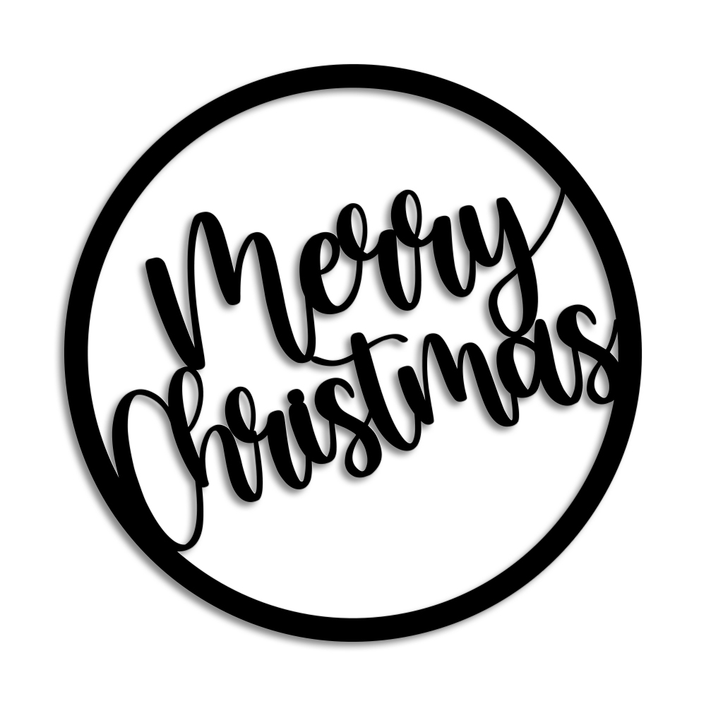 Merry Christmas Metal Sign for Christmas Gift-BlingPainting-Customized Products Make Great Gifts