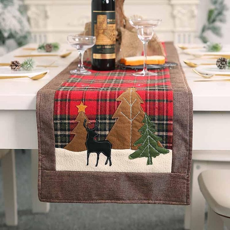 Christmas Reindeer Table Runner - Best Gifts Decor-BlingPainting-Customized Products Make Great Gifts