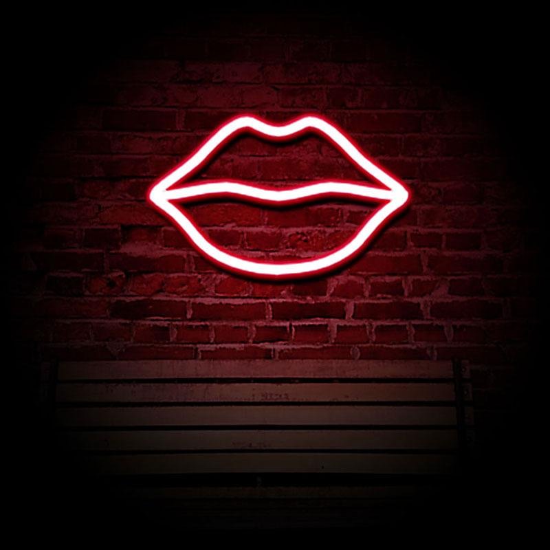 Lips Neon Sign-BlingPainting-Customized Products Make Great Gifts