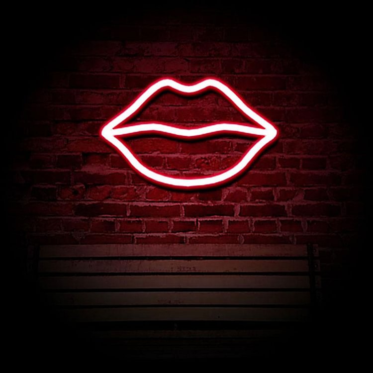 Lips Neon Sign-BlingPainting-Customized Products Make Great Gifts