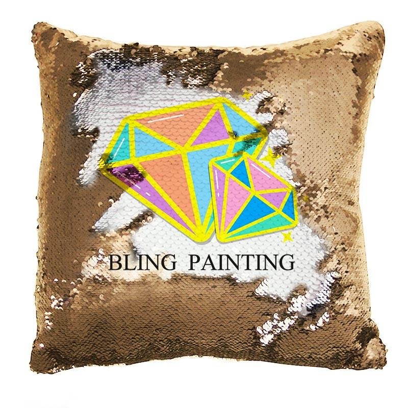 Normal Sequin Pillow Upgrade Plan-BlingPainting-Customized Products Make Great Gifts