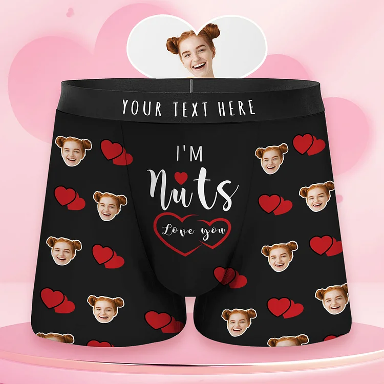 Custom Face Boxer Nuts Panties Personalized Gift-BlingPainting-Customized Products Make Great Gifts