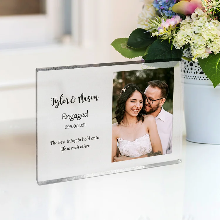 Custom Acrylic Photo Block for Families, Lover, Friends - Best Gifts