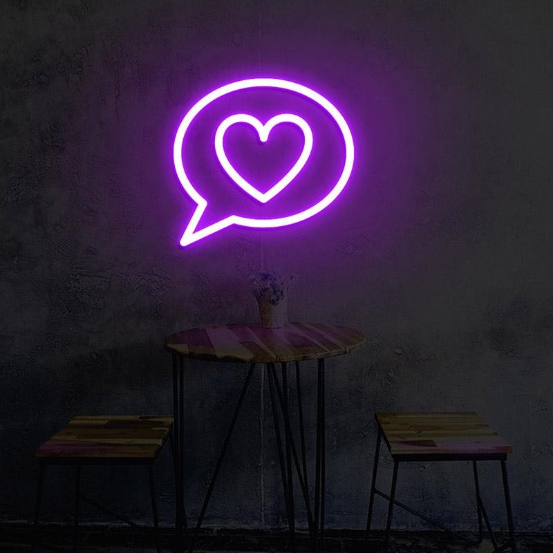Love Bubble Neon Sign-BlingPainting-Customized Products Make Great Gifts