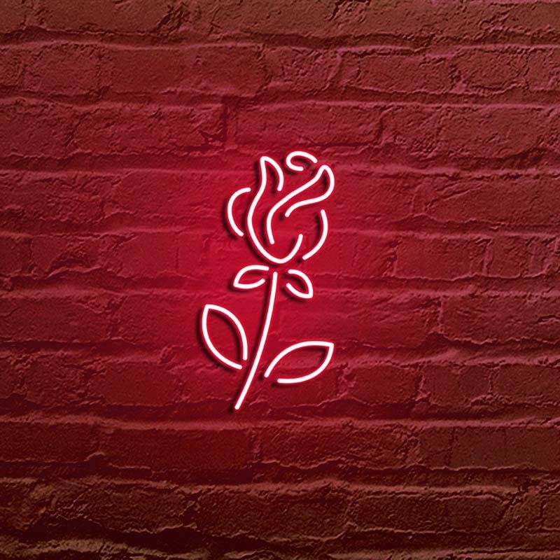 Rose Neon Sign-BlingPainting-Customized Products Make Great Gifts