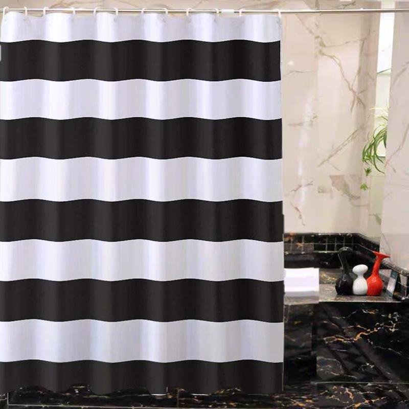 Black and White Shower Curtains-BlingPainting-Customized Products Make Great Gifts