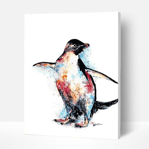 Paint by Numbers Kit -   Colorful Penguins-BlingPainting-Customized Products Make Great Gifts