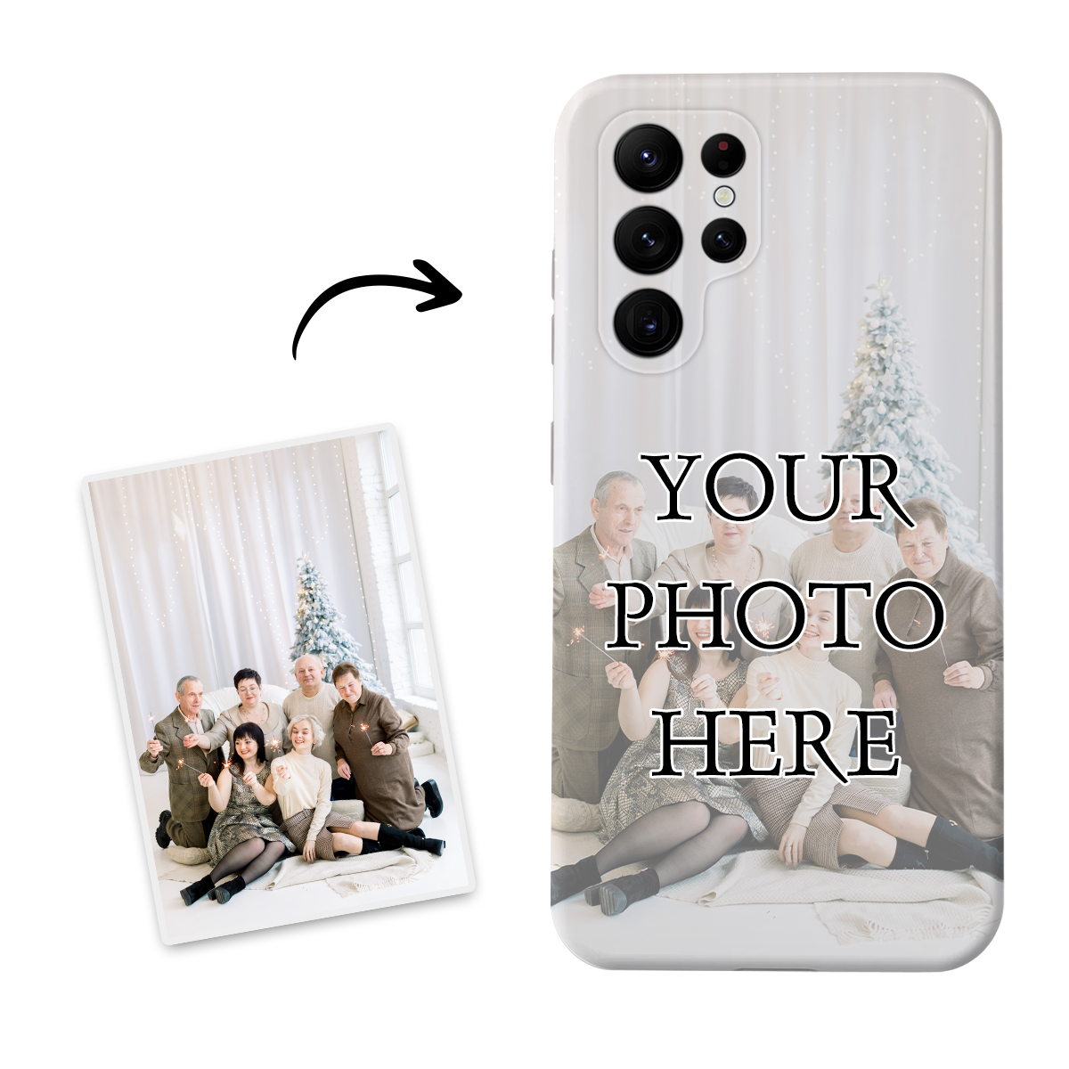 Custom Photo Case for Samsung – Personalized Phone Case for Galaxy S25/S24-BlingPainting-Customized Products Make Great Gifts
