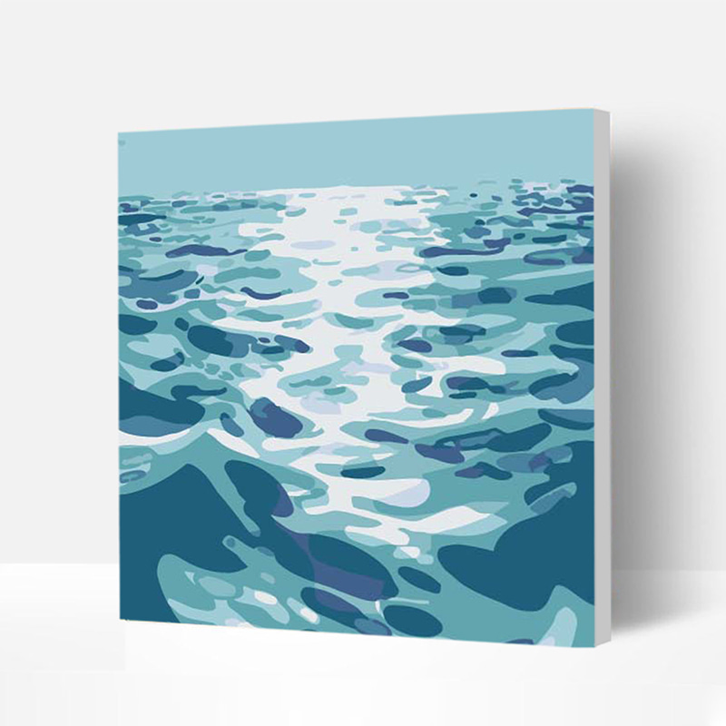 Wooden Framed Incredible Wall Art Paint with Painting Kits For Kids and Beginners - Sea, Under 40 Mins, Best Gifts-BlingPainting-Customized Products Make Great Gifts