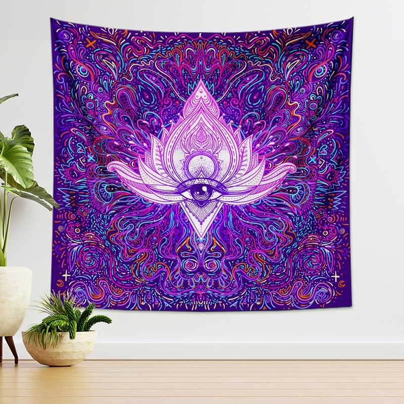 Trippy Mystic Abstract Boho Tapestry Wall Hanging-BlingPainting-Customized Products Make Great Gifts