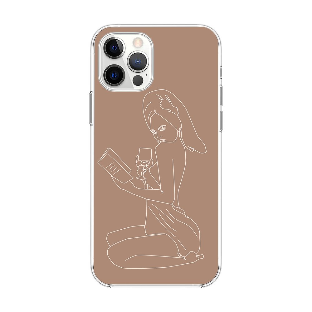 Girl Looks Book iPhone Case-BlingPainting-Customized Products Make Great Gifts