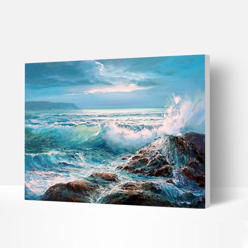 Paint by Numbers Kit - Reef by the Sea-BlingPainting-Customized Products Make Great Gifts