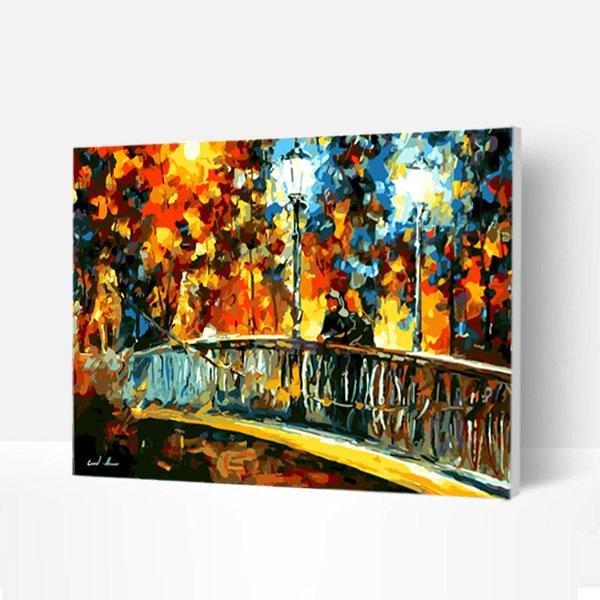 Paint by Numbers Kit - Date On Bridge-BlingPainting-Customized Products Make Great Gifts