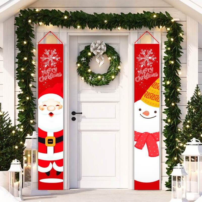 Merry Christmas Banner Decor F - 2021 Best Gifts Decor-BlingPainting-Customized Products Make Great Gifts