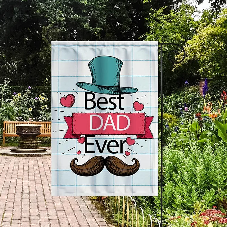 Happy Father's Day Garden Flag/House Flag-BlingPainting-Customized Products Make Great Gifts