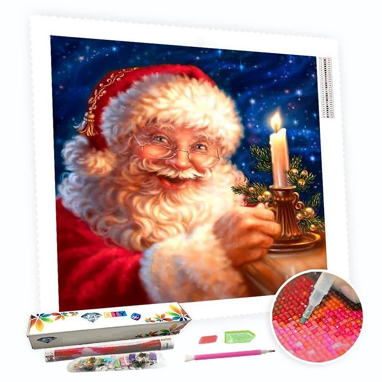 DIY Diamond Painting Kit for Adults - Cute Santa-BlingPainting-Customized Products Make Great Gifts