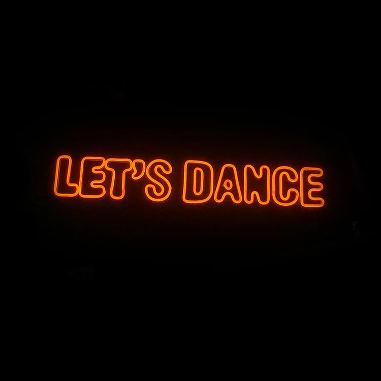 Let's Dance Neon Sign-BlingPainting-Customized Products Make Great Gifts