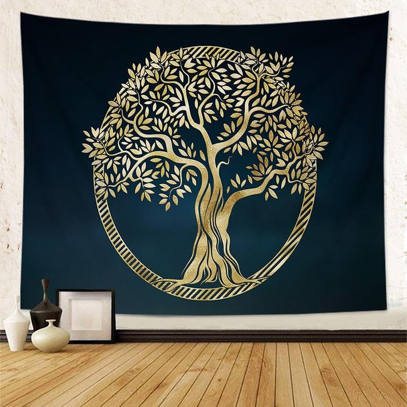 Tree of Life Tapestry Wall Hanging-BlingPainting-Customized Products Make Great Gifts