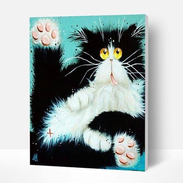Paint by Numbers Kit - Crazy Cats-BlingPainting-Customized Products Make Great Gifts