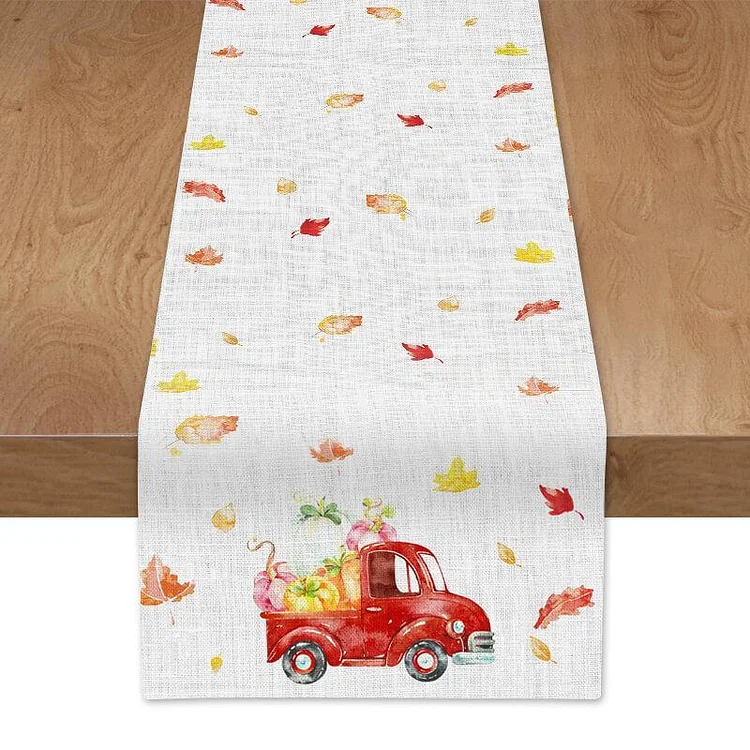 Thanksgiving Fall Table Runner-BlingPainting-Customized Products Make Great Gifts