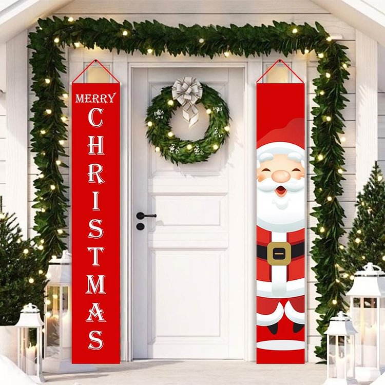 Merry Christmas Banner Decor L - Best Gifts Decor-BlingPainting-Customized Products Make Great Gifts