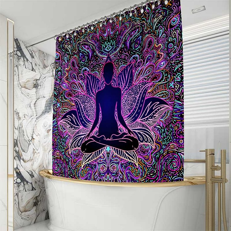 Buddha & Mandala Shower Curtains-BlingPainting-Customized Products Make Great Gifts