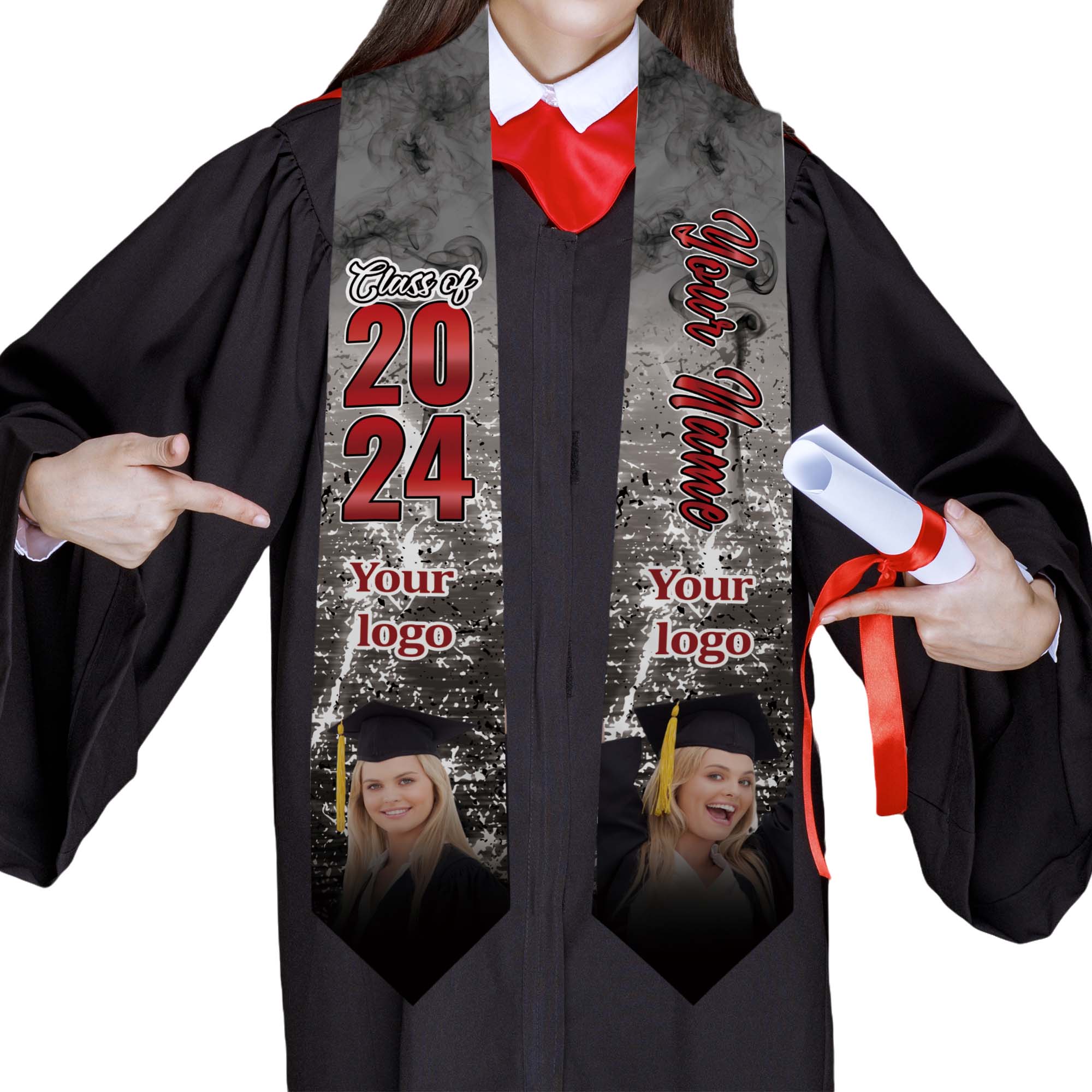 Personalized Custom Stole And Socks-BlingPainting-Customized Products Make Great Gifts