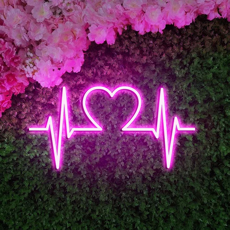 Heartbeat Neon Sign-BlingPainting-Customized Products Make Great Gifts