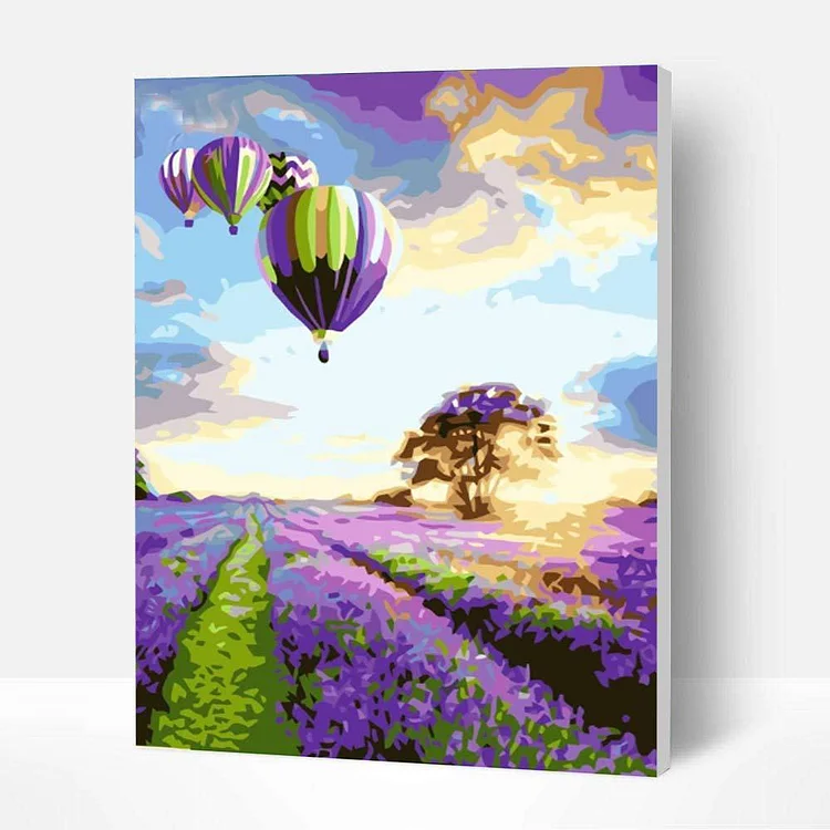Paint by Numbers Kit - Romantic Hot Air Balloon-BlingPainting-Customized Products Make Great Gifts