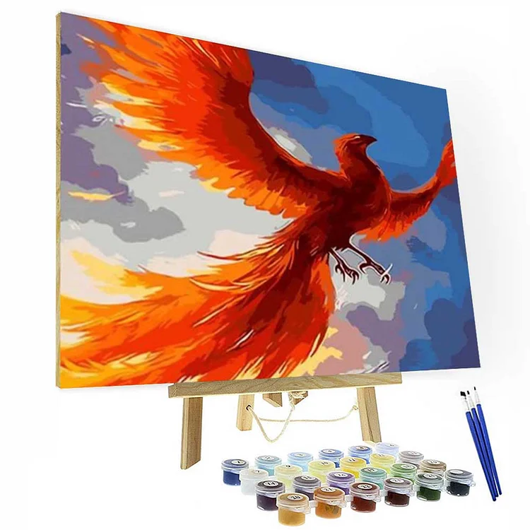 Paint by Numbers Kit -Phoenix-BlingPainting-Customized Products Make Great Gifts