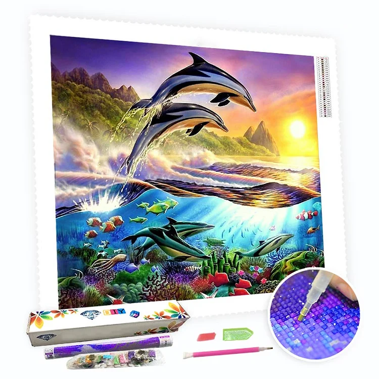 DIY Diamond Painting Kit for Adults - The Underwater World-BlingPainting-Customized Products Make Great Gifts