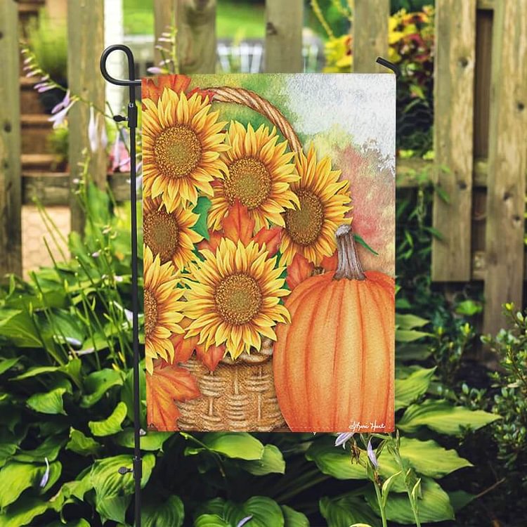 Thanksgiving Garden Flag F-BlingPainting-Customized Products Make Great Gifts