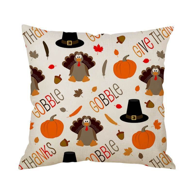 Thanksgiving Decor Turkey Throw Pillow B-BlingPainting-Customized Products Make Great Gifts
