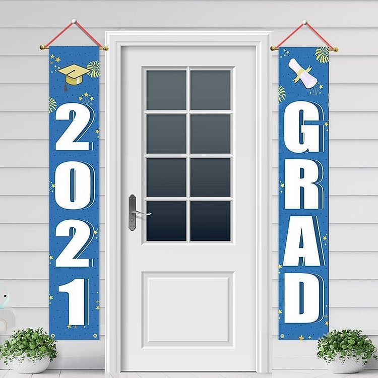 Graduation Banner 2021 Party Decor C-BlingPainting-Customized Products Make Great Gifts