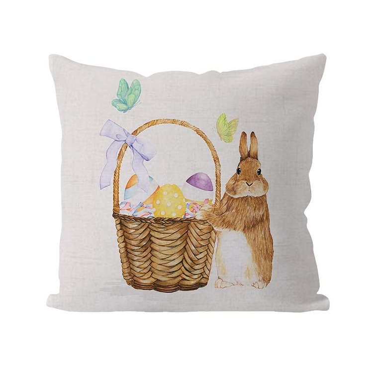 Easter Buuny Decor Throw Pillow-BlingPainting-Customized Products Make Great Gifts