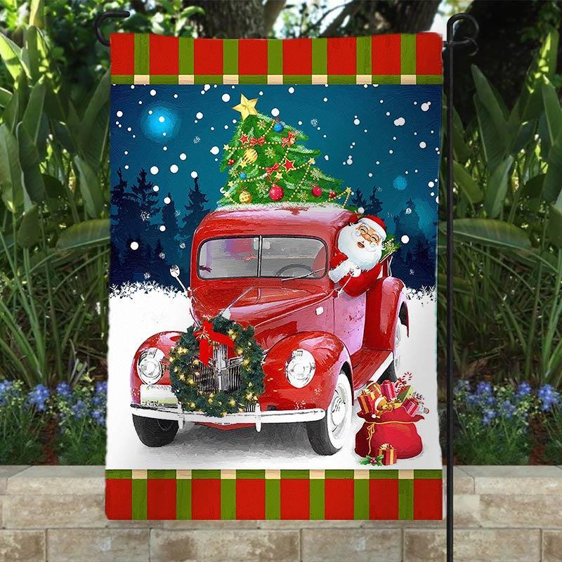 Christmas Snowflakes Garden Flag/House Flag-BlingPainting-Customized Products Make Great Gifts