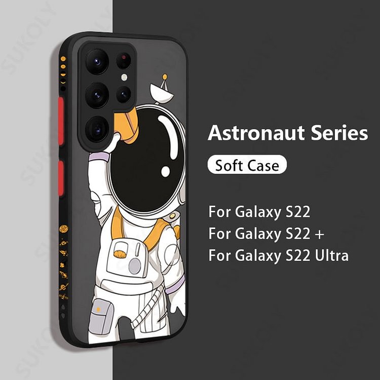 Cute Astronaut Cartoon Phone Case For Samsung