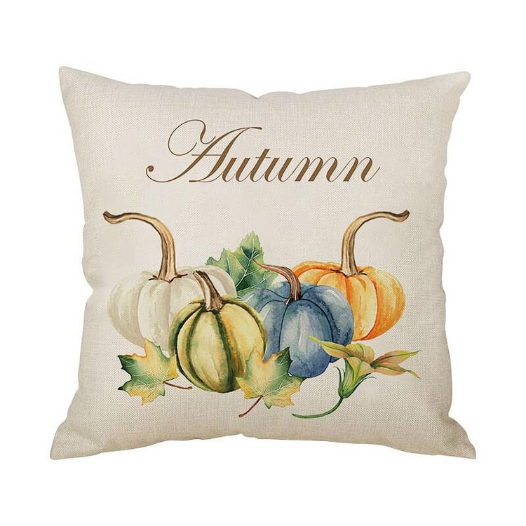 Thanksgiving Decor Pumpkin Throw Pillow O-BlingPainting-Customized Products Make Great Gifts