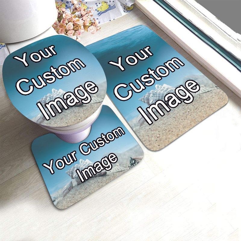 Custom 3Pcs Bath Rug Set With Photo - Best Gifts 2022-BlingPainting-Customized Products Make Great Gifts