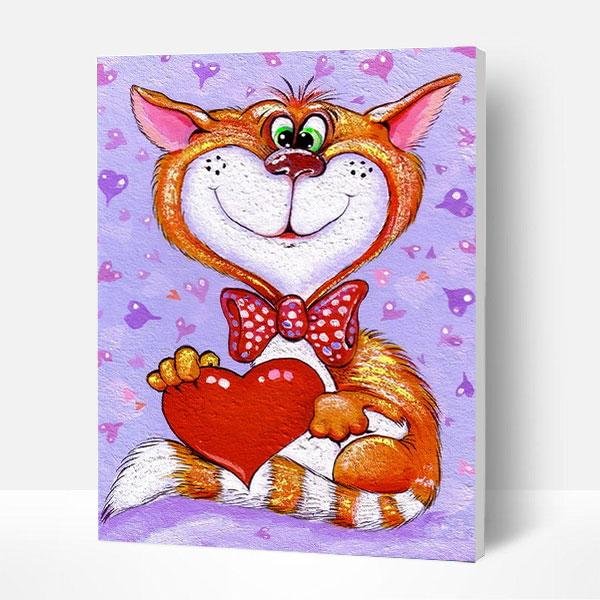 Paint by Numbers Kit - I  Love You-BlingPainting-Customized Products Make Great Gifts