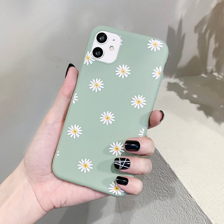 Colorful Daisy Flowers Phone Case For iPhone