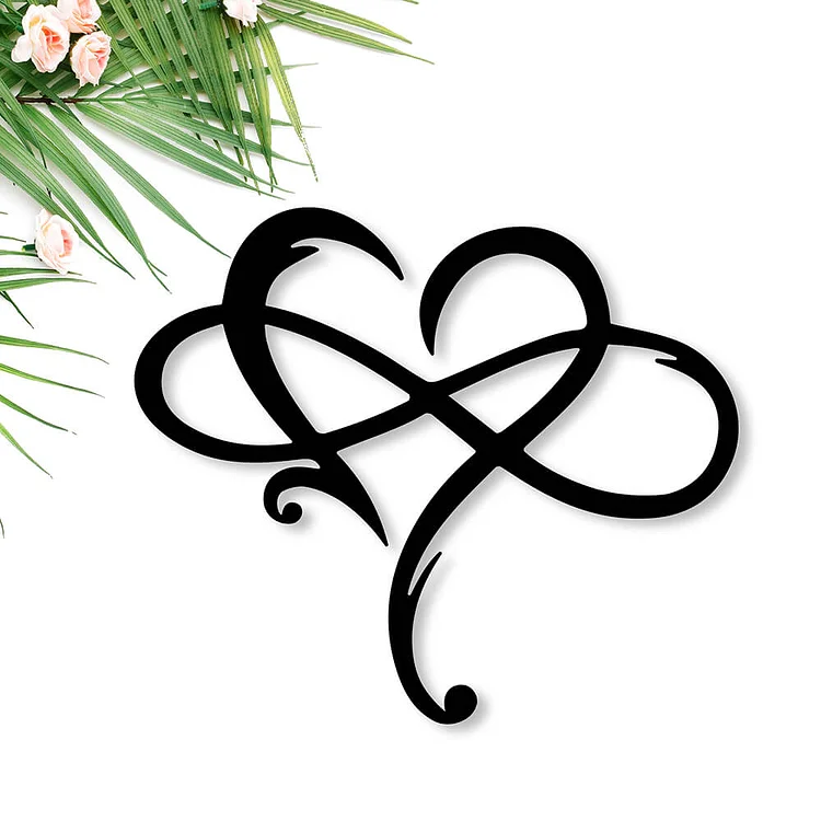 Infinite Heart Metal Sign Wedding Gifts for Couples Best Gifts-BlingPainting-Customized Products Make Great Gifts