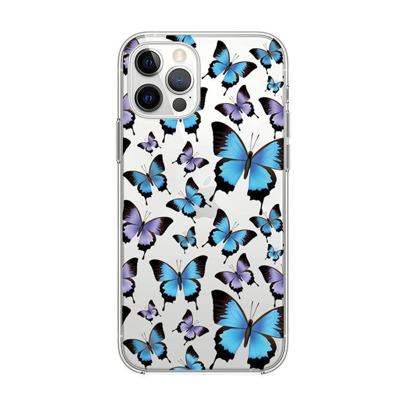 Blue Butterfly iPhone Case-BlingPainting-Customized Products Make Great Gifts